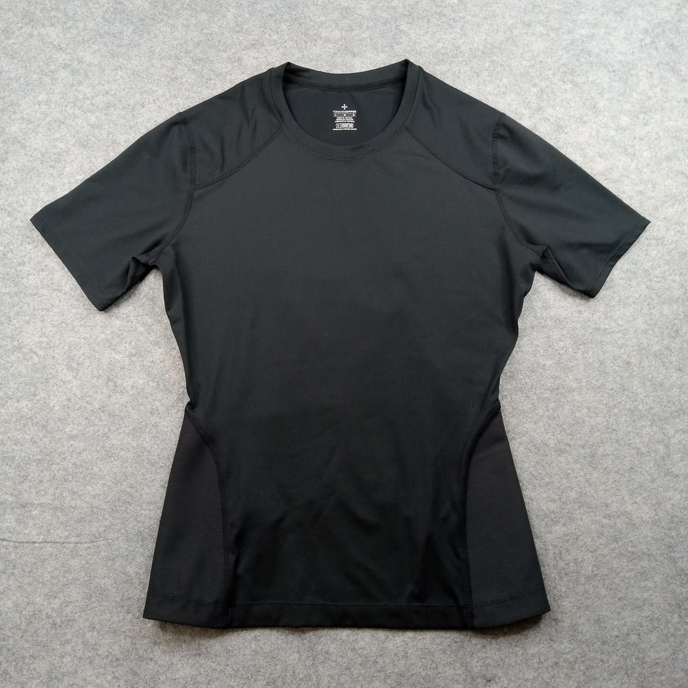 Tommie Copper Shirt Womens Large Black Znergy Compression Short Sleeve Athletic